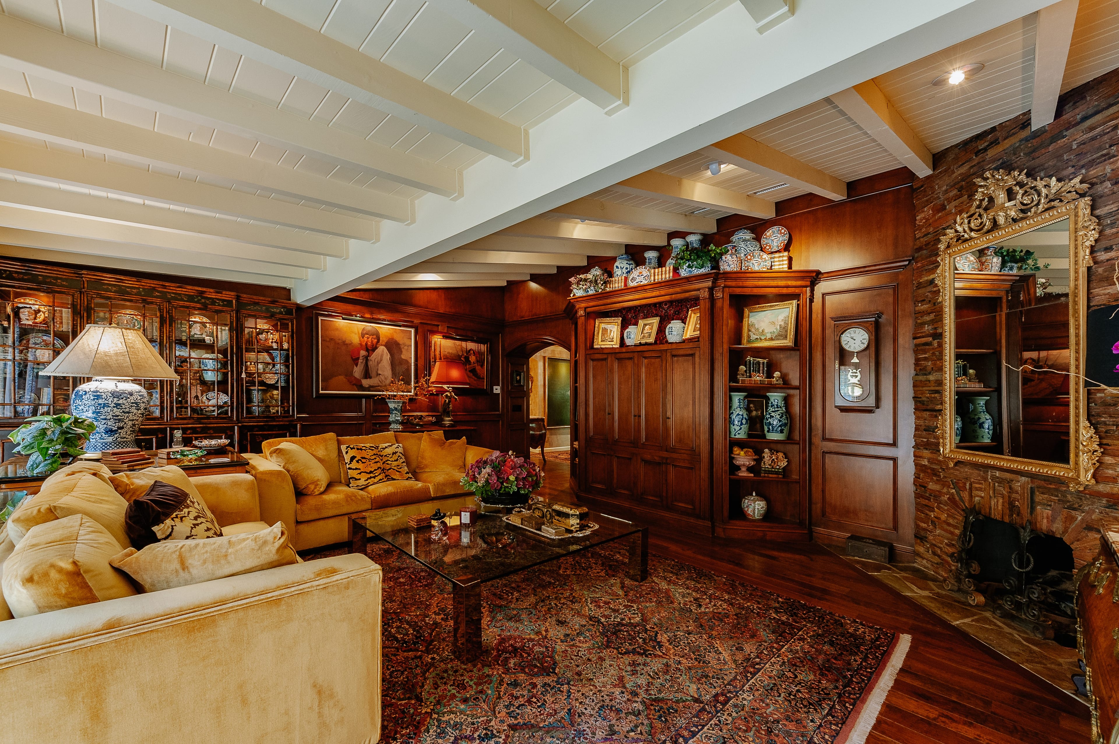 Interior of a Fryman Canyon Estates home